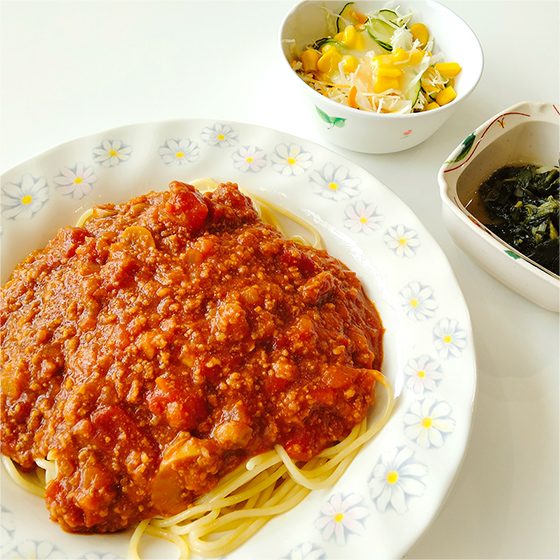 ミートソーススパゲティ